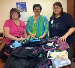 August Backpack Drop-off at the Salvation Army Community Center